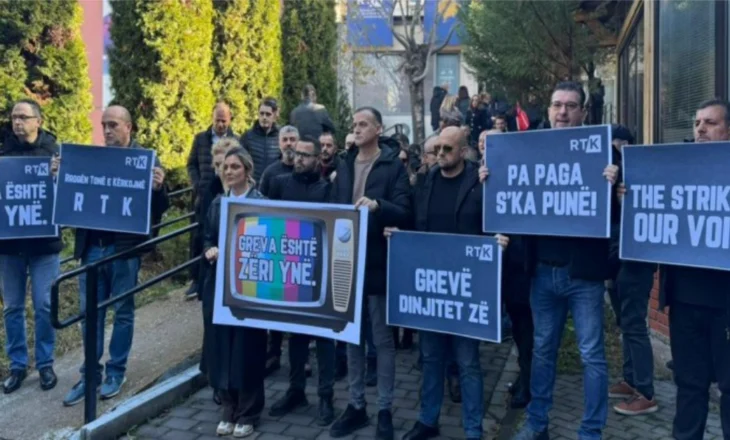 “Pa paga, s’ ka punë”, punonjësit e RTK-së në grevë, transmetuesi publik në krizë financiare…