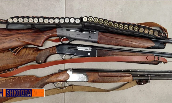 Parandalohet një rast i gjuetisë së paligjshme në Shkodër, kapen 3 armë gjahu, municion dhe radio…