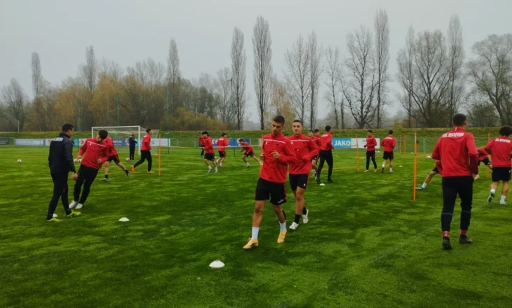 Pas barazimit me Holandën, kombëtarja U-17 mbyll përgatitjet për sfidën ndaj Kroacisë