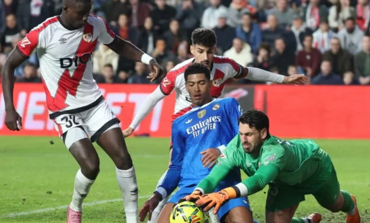 Pas Barcelonës, Rayo Vallecano ndal edhe Real Madridin. “Fërkojnë duart” katalanasit