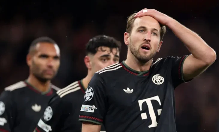 Për herë të parë, Harry Kane vendos një rekord negativ te Bayern Munich