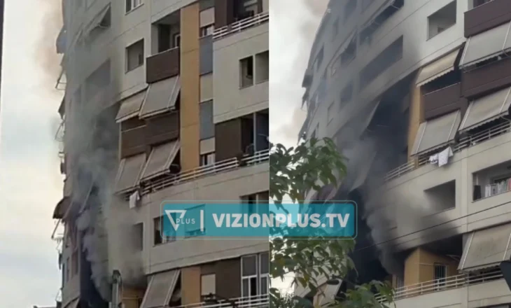 Përfshihet nga flakët banesa në zonën e Astirit (VIDEO)