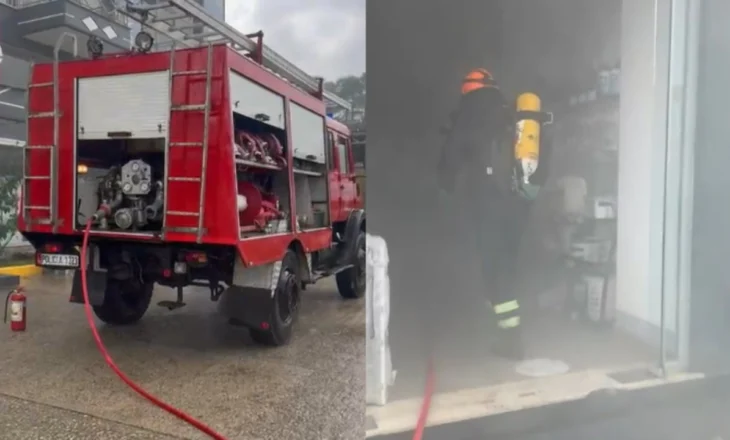 Përfshihet nga flakët magazina në Gjirokastër, panik tek qytetarët