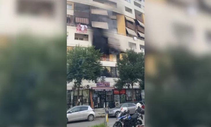 Përfshihet nga flakët një banesë në zonën e Astirit, banorët bllokohen brenda