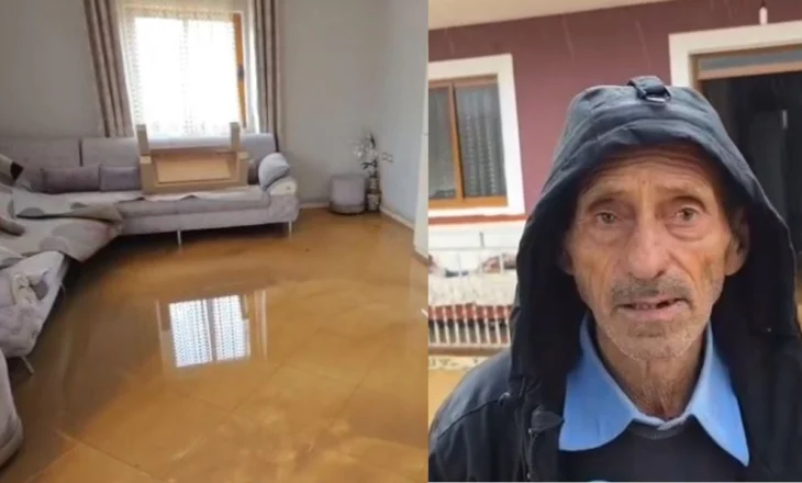 Përmbytet banesa në Mat/ Evakuohen 8 anëtarët e familjes, kryefamiljari i prekur: Ka hyrë gjithë uji brenda