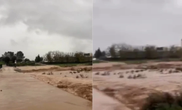 Përmbytje masive në Delvinë, zona të tëra të izoluara pas reshjeve të dendura të shiut gjatë natës