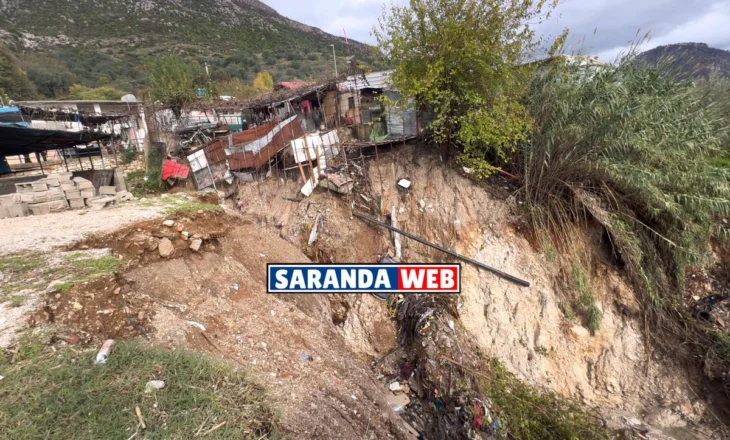 Përmbytjet në Delvinë rrezikojnë shembjen e banesave: Banorët kërkojnë ndërhyrje urgjente – VIDEO