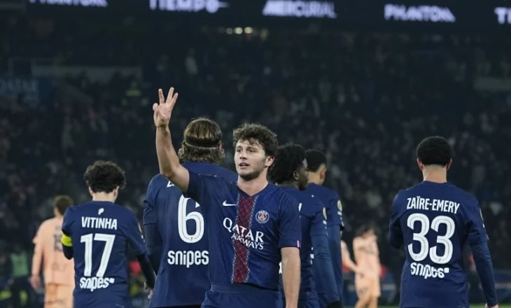 PSG merr fitoren e tretë rresht dhe kreun e renditjes. Nuno Mendes & Joao Neves, të jashtëzakonshëm (video)