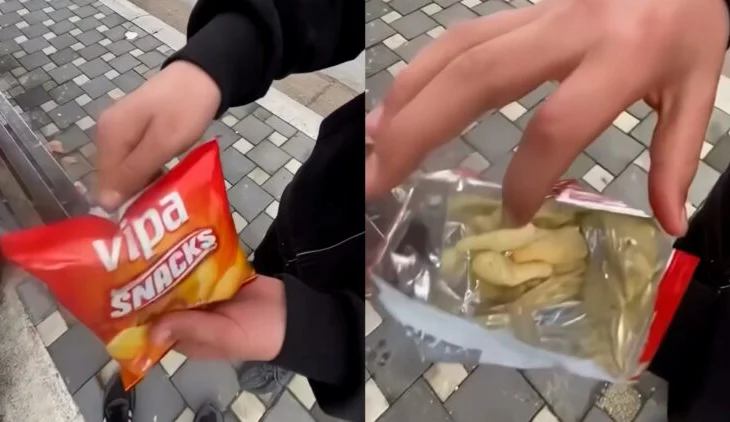 Qytetari denoncon kompaninë “VIPA”: Bleva patatina, kishte brenda 3 copë!