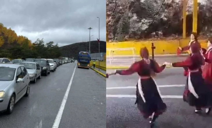 Radhë e gjatë në Kapshticë/ Shqiptarët drejt Greqisë për ditën e Pavarësisë