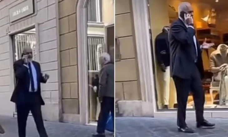 Rama i irrituar në telefon rrugëve të Romës: A je bashkëkryetar…çfarë po bëni…