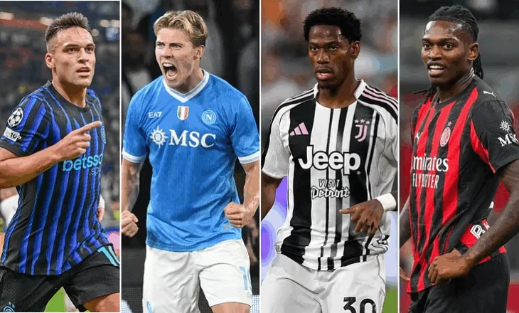 Renditja e golashënuesve në Serie A dominohet nga mesfushorët, Bonazzoli është përjashtimi