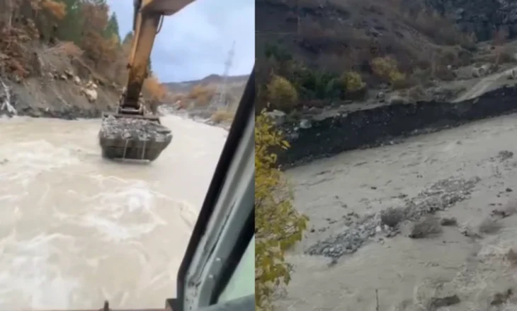 Reshjet e dendura të shiut/ Hidrocentrali i Marjanit në pikë kritike, rrezikohet të çahet diga