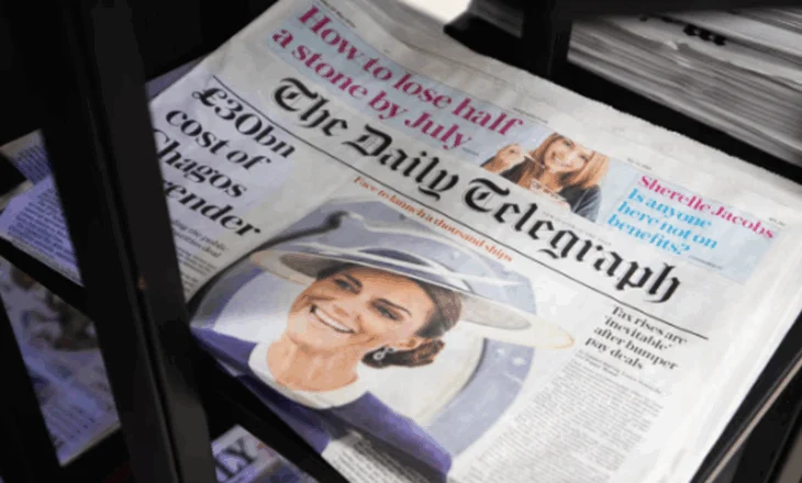‘Rivali historik’ Daily Mail gati të blejë “The Telegraph” për 500 milionë paund