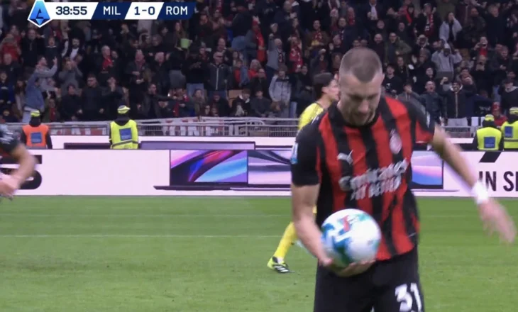Roma bën lojën, Milan golin. Pjesa e parë mbyllet në avantazhin e kuqezinjve (video)