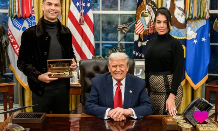 Ronaldo reagon pas takimit me Trumpin, falenderon për mikpritjen