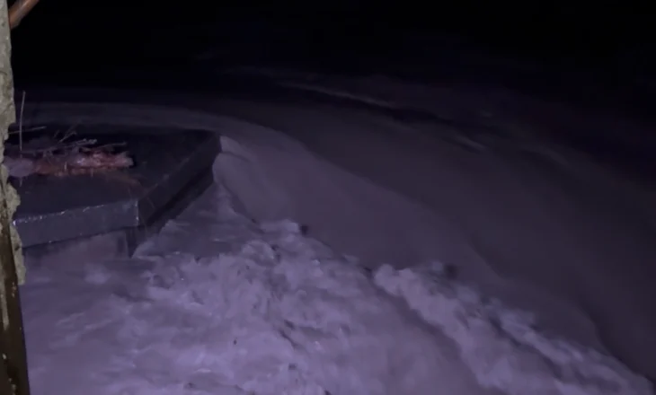 Rriten prurjet e Vjosës në Novoselë, lumi arrin nivelin 8.2 metra