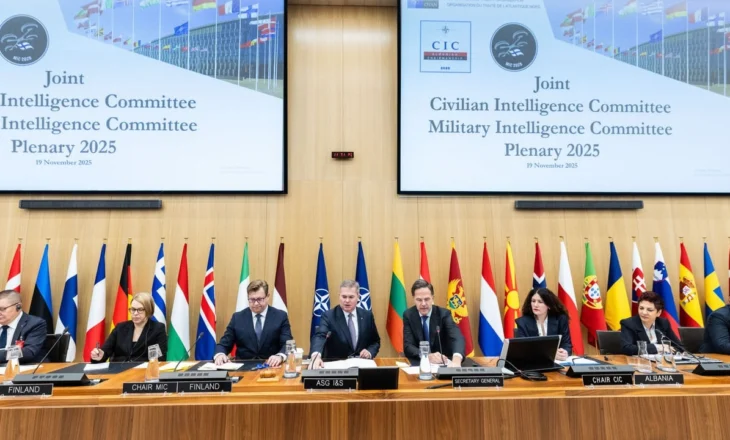 Rutte mbledh shefat e inteligjencës së NATO-s në Bruksel, pjesë edhe drejtoresha e SHISH, Vlora Hyseni/ Fokus te kërcënimet globale dhe mbështetja për Ukrainën