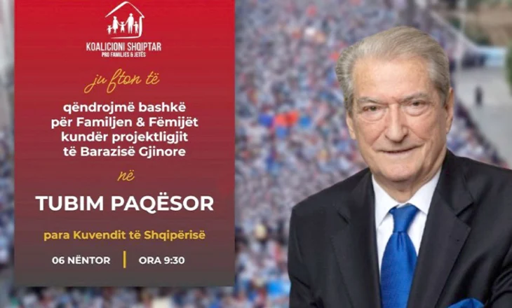 Sali Berisha shmang skandalin “Balluku”, thërret sot protestë për ligjin e familjes, ja si është blerë kreu i PD nga…
