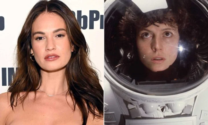 Sekreti familjar i Lily James që lidhet me filmin legjendar Alien
