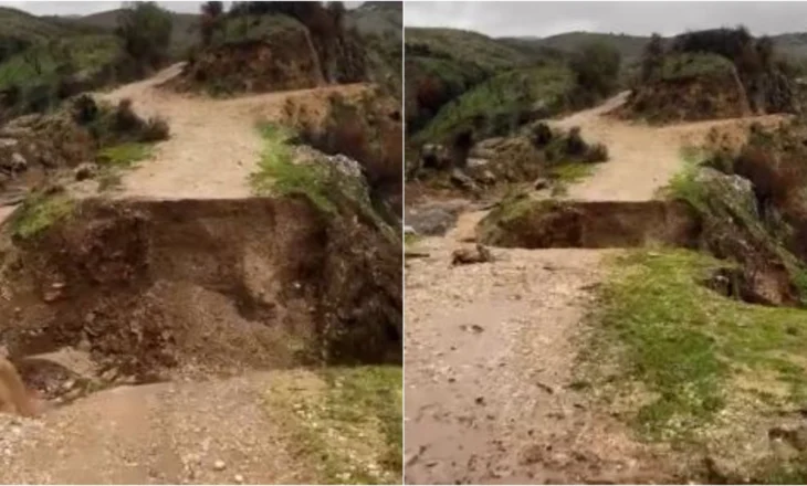 Shembet ura që lidhte tre fshatra në zonën e Delvinës, izolohen tërësisht banorët
