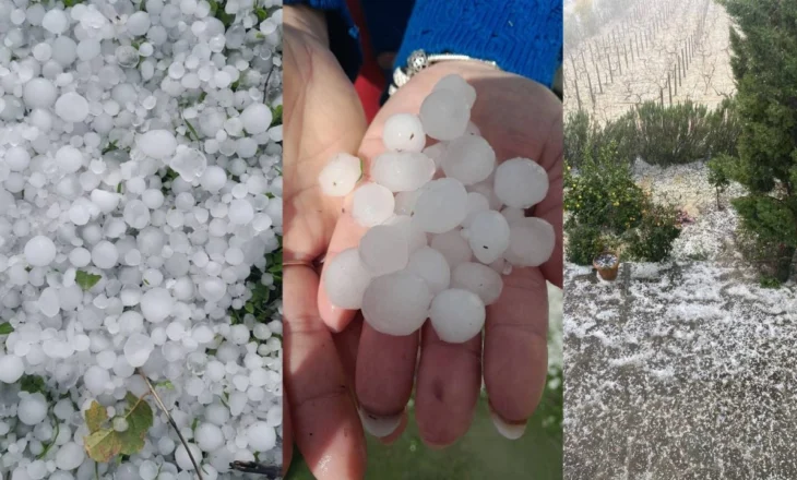 Shi dhe breshër në Gramsh, ‘përmbyten’ rrugët