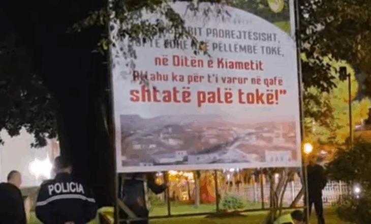 Shkak ‘Rozafa Tower’- “Allahu ka për t’i varur…”/ Policia përplaset me Myftininë për tabelën në xhaminë e Shkodrës