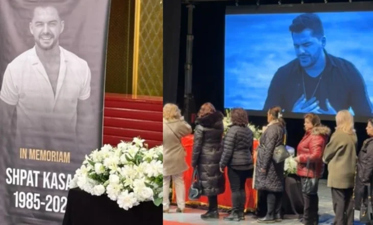 Shpat Kasapi përcillet për në banesën e fundit me duartrokitje, artistë e familjarë i japin lamtumirën mes dhimbjes dhe lotëve