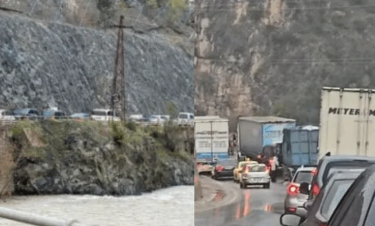 Situtatë kaotike/ Trafiku i rënduar “paralizon” aksin Librazhd-Elbasan, automjetet e bllokuara prej orësh