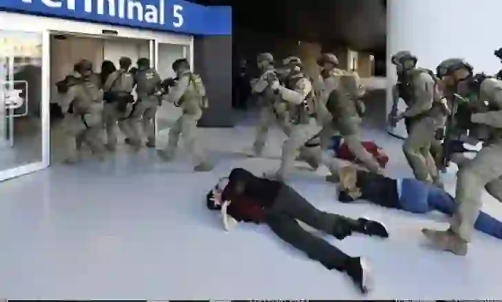 Të shtëna, britma dhe pengje/ Stërvitja antiterroriste shkakton panik në aeroportin e Fiumicinos