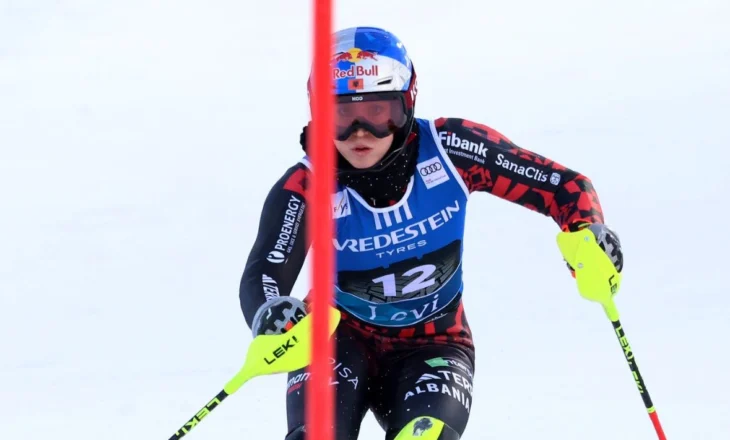 Tjetër podium për Lara Colturi, renditet e dyta edhe në garën e sllallomit në Gurgl të Austrisë