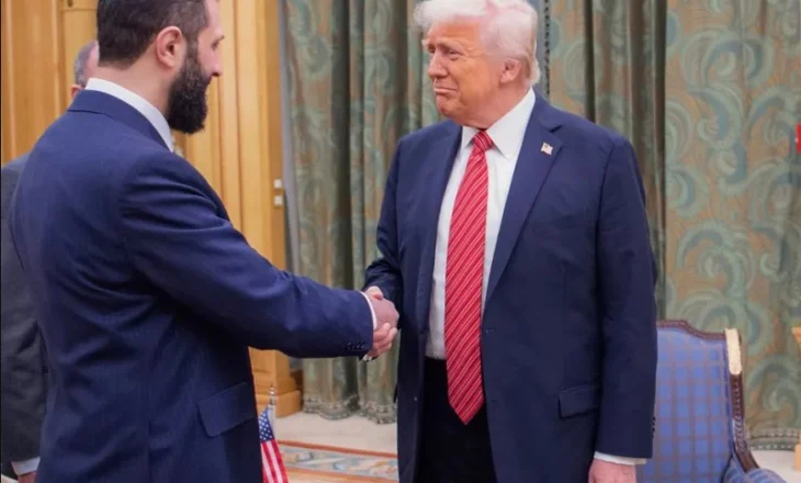 Trump pret presidentin sirian Ahmad al-Sharaa në Shtëpinë e Bardhë