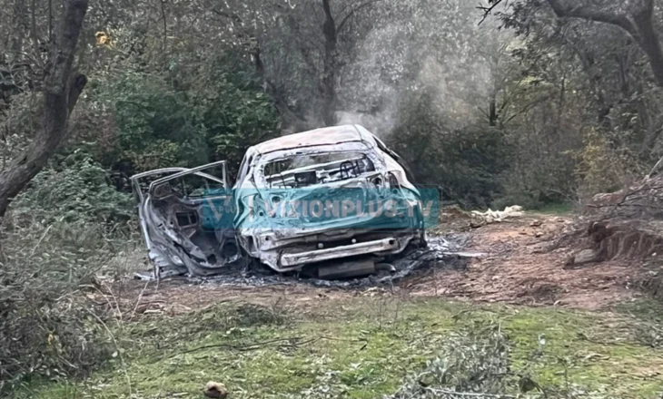U përdor nga autorët për të eliminuar krahun e djathtë të Shullazit, fotoja e makinës së djegur në Krujë
