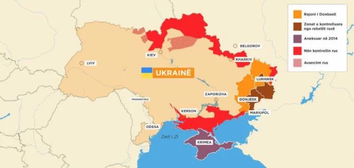 Ukraina para detyrimit të heqë dorë nga disa territore, ndryshe nuk ka Paqe!