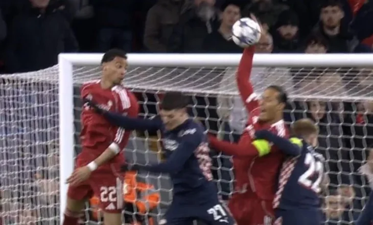 Van Dijk luan volejboll, Perisic hesht “Anfield” por Szoboszlai rikthen barazpeshën. Real Madrid e nis keq në Pire (video)