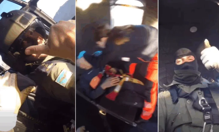 VIDEO / E pickoi gjarpri, forca ajrore shqiptare shpëton qytetarin nga Kosova