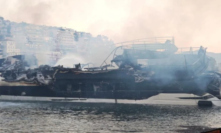 VIDEO + FOTO/ Greqi: Zjarr në Marina Zea, 4 anije me vlerë miliona euro u dogjën plotësisht