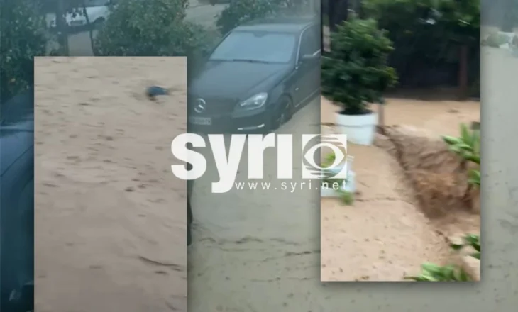 VIDEO – Kaos në Delvinë/ Uji vërshon në banesa, rrjedha merr para ç’të gjejë…