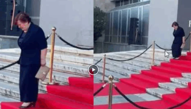 VIDEO/ Kreu homazhe për ish-kryeministrin Fatos Nano, qytetarja largohet e përlotur