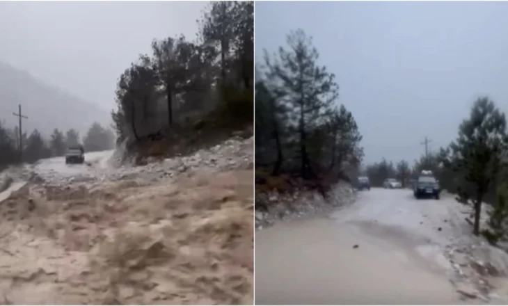 VIDEO- Reshjet e shiut në Shkodër! Shembet masivi me inerte, bllokohen pesë makina dhe 9 persona