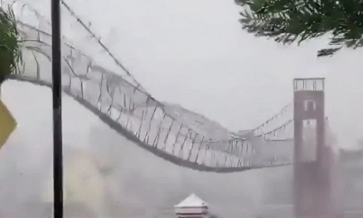 Video/ Të paktën dy të vdekur nga tajfuni Fung-wong në Filipine, shihni si tundet ura nga erërat e forta