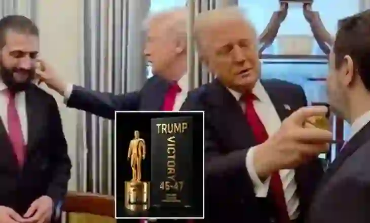 VIDEO/ Trump spërkat me parfum homologun sirian: Sa gra ke, me ju kurrë si dihet