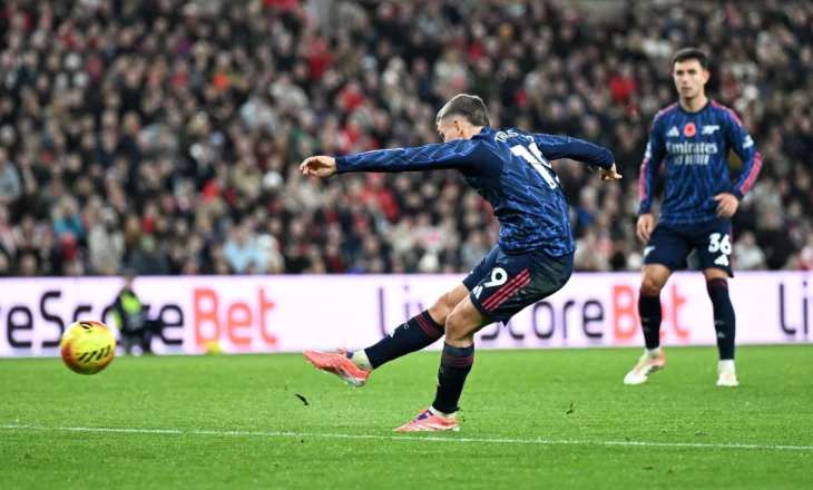 VIDEO/ Xhaka me shokë i bëjnë surprizën e hidhur Arsenalit, kryesuesit ndalen në barazim