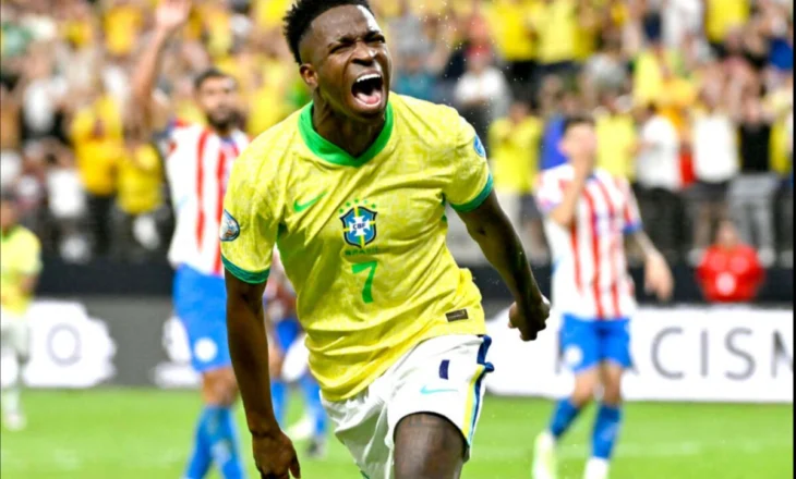 Vinicius beson se Brazili do të fitojë Kupën e Botës vitin e ardhshëm me trajnerin Karlo Ançeloti