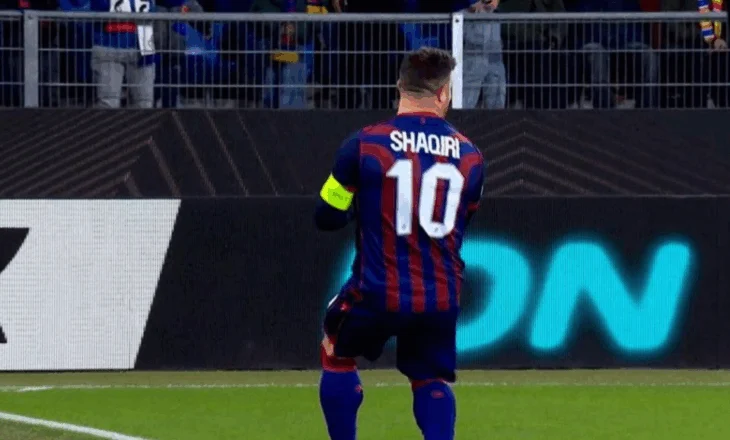 Xherdan Shaqiri nuk plaket kurrë, shënon dy gola dhe jep asist në Europa League