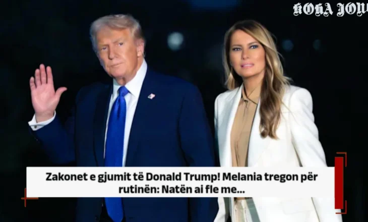 Zakonet e gjumit të Donald Trump! Melania tregon për rutinën: Natën ai fle me…