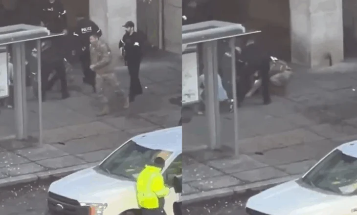 Zbrazi armën e zjarrit pranë Shtëpisë së Bardhë, autori i bëri rezistencë policisë/ Publikohet momenti kur efektivët e neutralizojnë me forcë