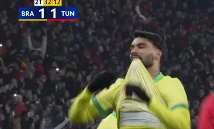 Zhgënjen Brazili, nuk shkon më shumë se barazimi në miqësoren e luajtur në Francë (video)