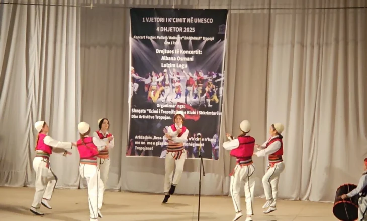 1-vjetori i futjes së “K’cimit të Tropojës” në UNESCO, mbahet koncerti festiv në qytet
