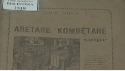 Abetarja e parë e gjuhës shqipe, ajo e vitit 1844, me titull “Fort i shkurtër e i përdorshëm Evetar shqip”